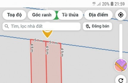 Bán 2 lô đất liền kề mặt tiền thôn Hòa Do 7, xã Cam Thành Nam, Cam Ranh, đường ô tô 6m, sổ riêng